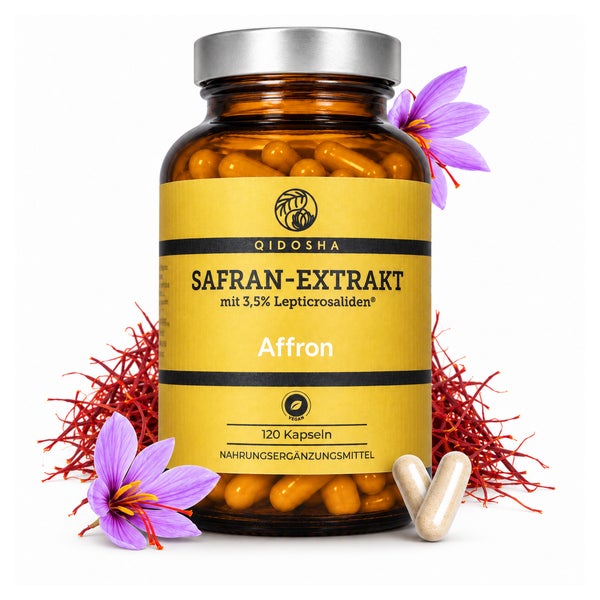 QIDOSHA Safran-Extrakt mit dem Markenrohstoff Affron® 120 St