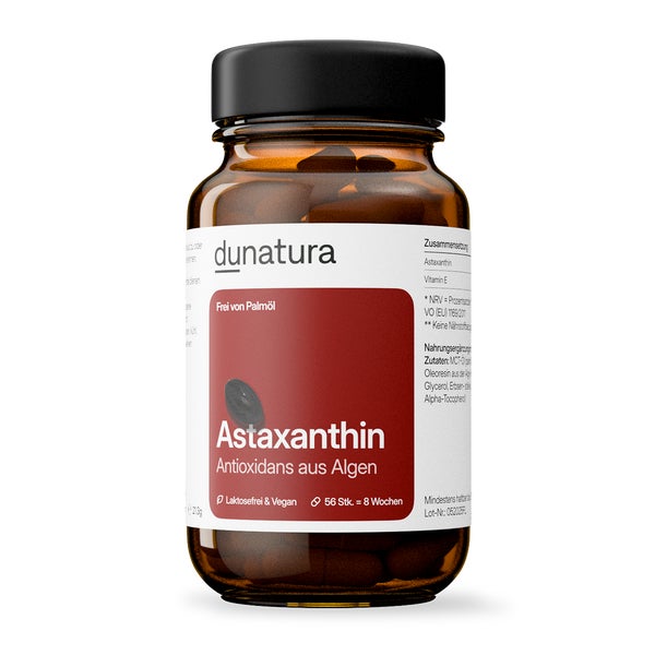 Astaxanthin 8mg - 56 Kapseln - Palmölfrei