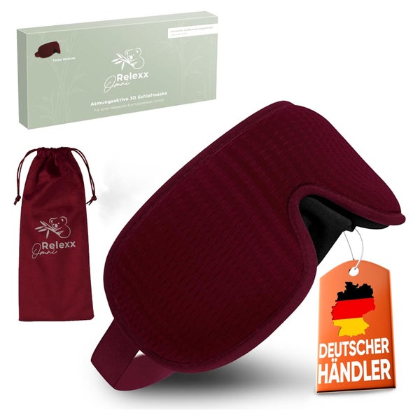 OMNIRELEXX Bequeme Schlafmaske - Augenmaske (W) 1 St