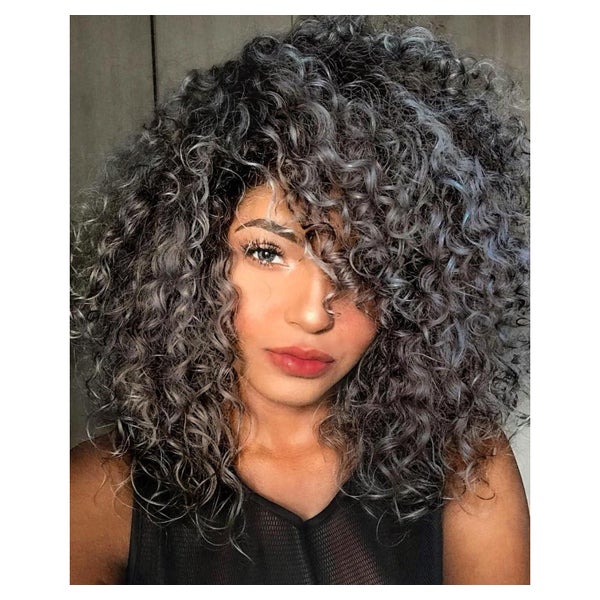 Perücke Afro Kinky Curly Bob Pony Kunsthaar Damen Schwarz mi 1 St