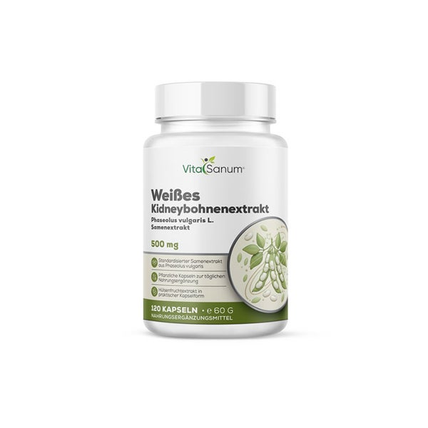 VitaSanum®- Weißes Kidneybohnenextrakt – 500 mg – 120 Kapsel  St