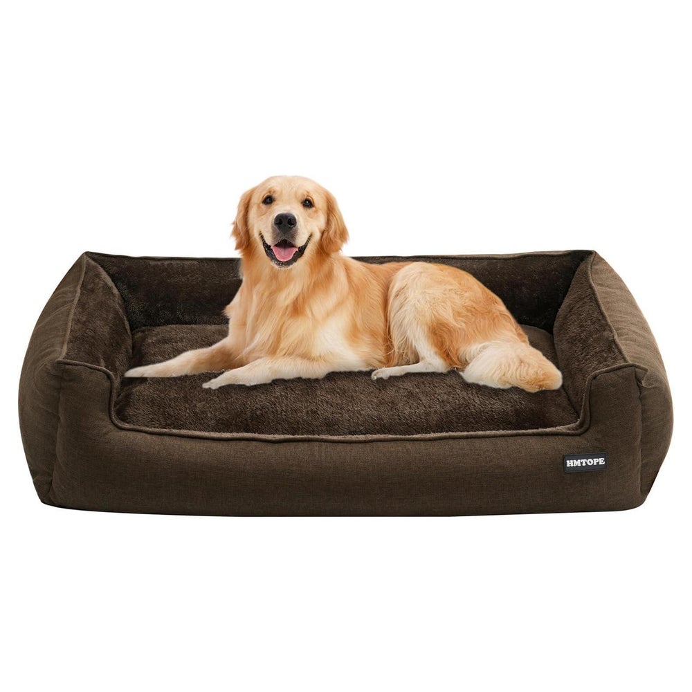 Hundebett Hundesofa Hundekissen abnehmbar L 110 x B 86 x H 2 1 St