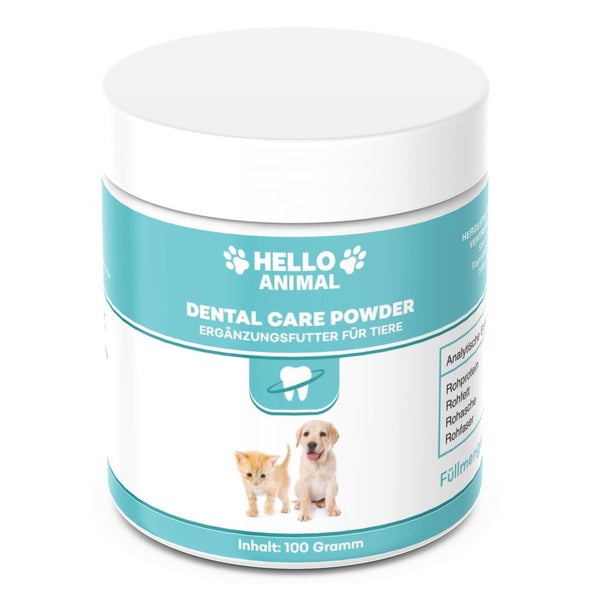 Hello Animal® Dental Pulver für Hunde & Katzen 100 g