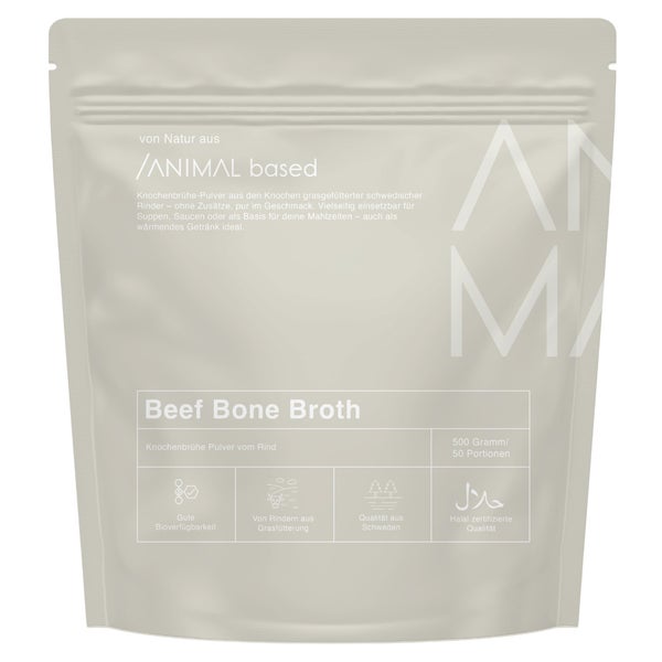 Animal Based Beef Bone Broth - Knochenbrühe - Grass Fed 500 g