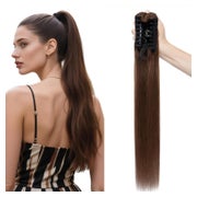 Pferdeschwanz Echthaar Remy Ponytail Haarteil 35cm #4 Mittel 1 St