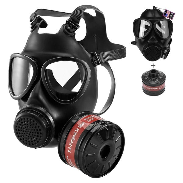 RANKSING Atemschutzmaske Vollgesicht Gasmaske P-A-2 Aktivkoh 1 St