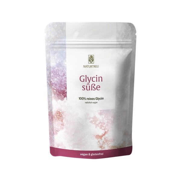 Glycin ohne Zusätze - Süßstoff- und Zuckerersatz mit Aminosäure Glycin - 500 g veganes Pulver - GLYCINSÜßE - NATURTREU® 500.0 g