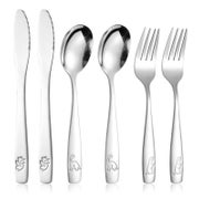 6teiliges Edelstahl Kinderbesteck mit Gravur 1 St