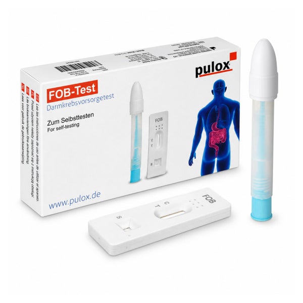 Pulox FOB Darmkrebsvorsorge Schnelltest - Darmkrebstest 1 St