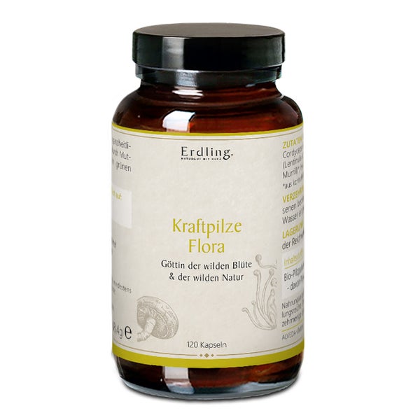 BIO Kraftpilze Flora - Vitalpilz Synergetikum - 120 Kapseln 120 St