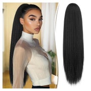 Pferdeschwanz Kordelzug Yaki synthetisch Clip 65 CM Natürlic 1 St
