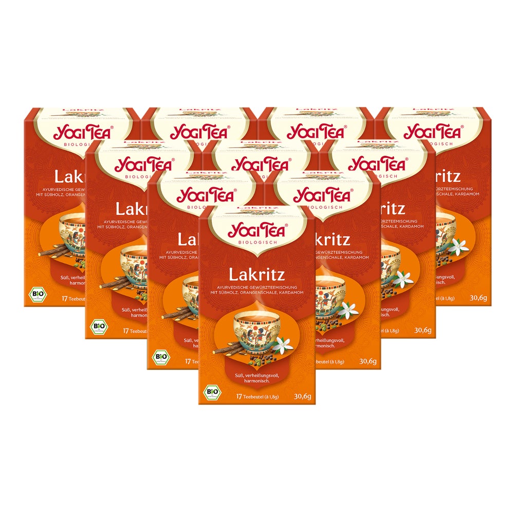 Yogi Tea -Lakritz Bio Gewürztee | 10 x 30,6g 10x17 St