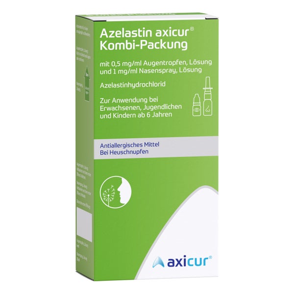 Azelastin Axicur Kombi-pack.0,5mg/ml At+1mg/ml Ns 1 P