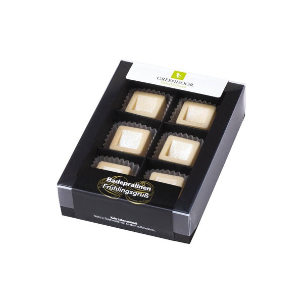 GREENDOOR Geschenk Set  Badepralinen Frühlingsgruß 60 g