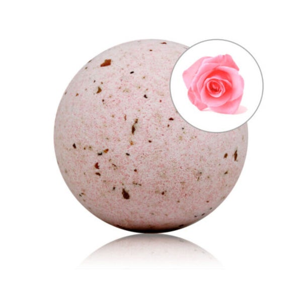 Taloka - Badebombe mit Rosenduft und Rosenblüten 140 g