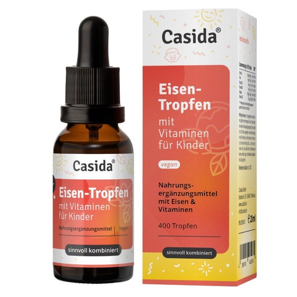 Casida Eisen Tropfen mit Vitaminen für Kinder 20 ml