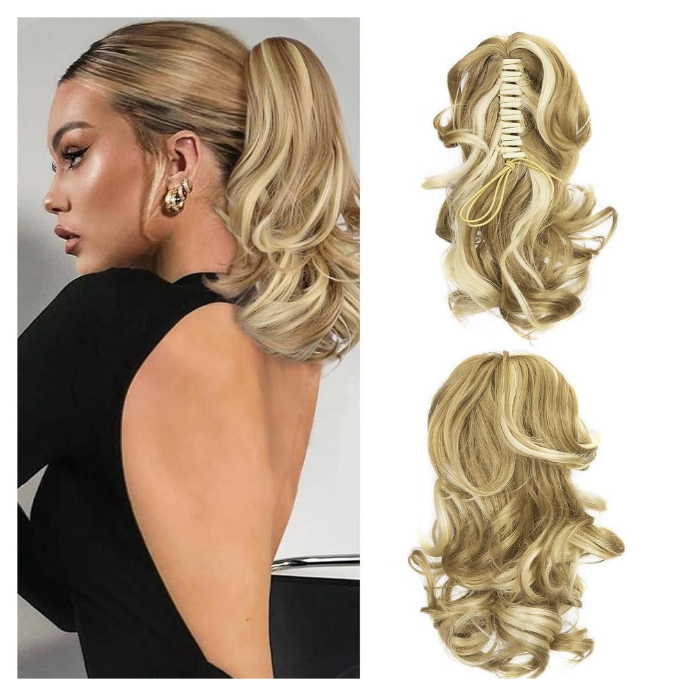 Pferdeschwanz Haarteil Zopf 35 cm 110g Sandy Blonde&Gebleich 1 St