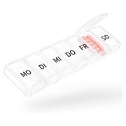Tablettenbox 7 Tage Pillendose Medikamenten Organizer Wochen 1 St
