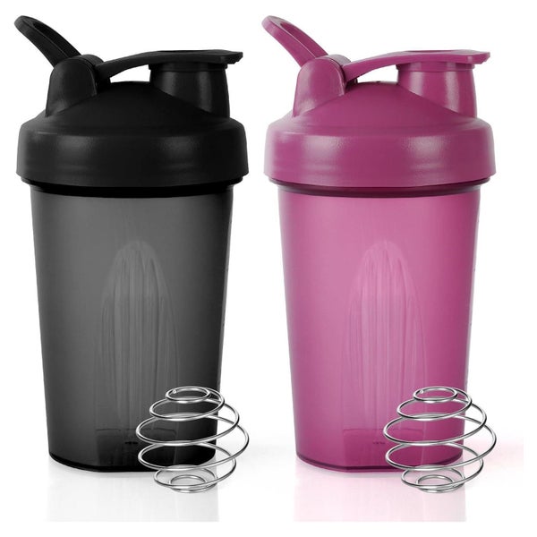 Proteinshaker Messskala Kugel BPAfrei 400 ml Handhaben-schwa 1 St