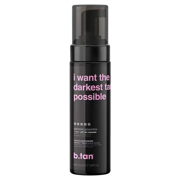 b.tan I Want The Darkest Tan Possible Selbstbräunungsmousse 200 ml