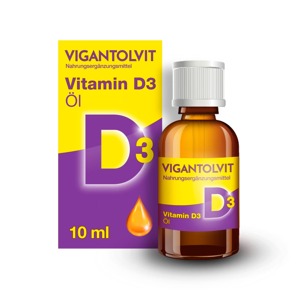 VIGANTOLVIT Öl, Vitamin D3, 500 I.E. pro Tropfen 10 ml