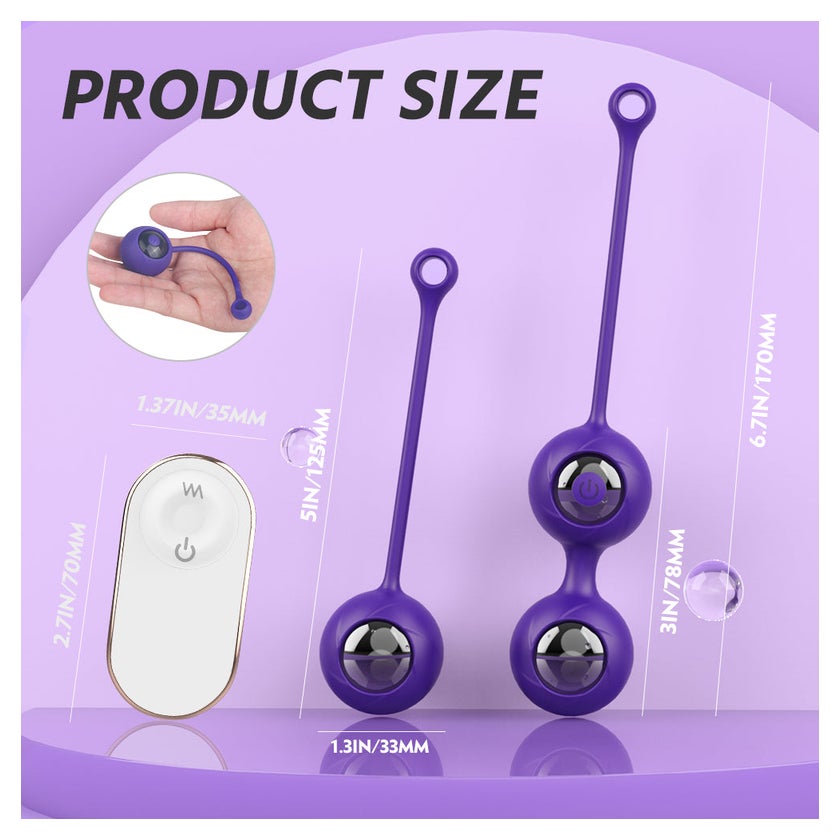 REMOTE PEARLS - 2er Vibro Liebeskugeln mit Fernbedingung 1 St online kaufen 