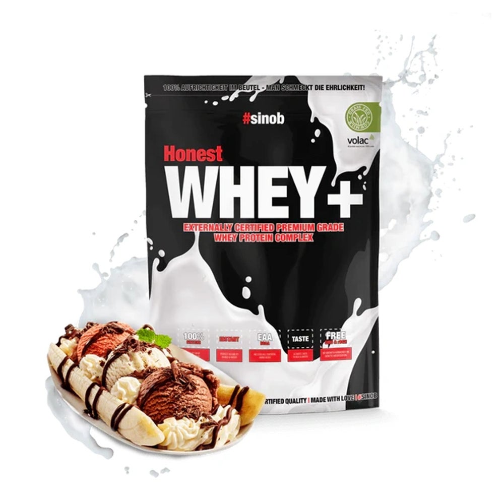 Sinob Honest Whey+ Schoko-Banane 820g