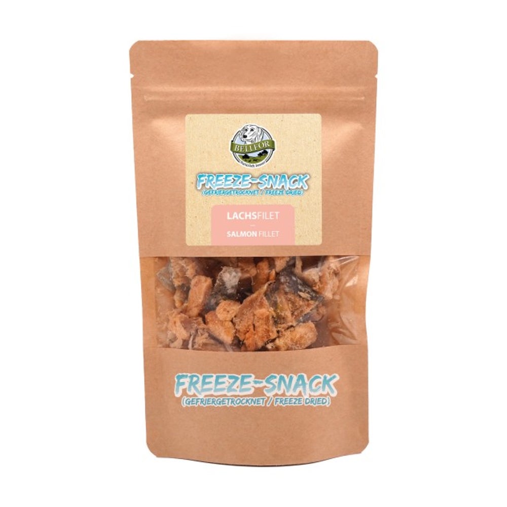 Bellfor Gesunder Freeze-Snack für Hunde - Lachsfilet 50 g 50 g