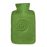 Wärmflasche Klassik 1,8 l mit Filzbezug Spirale Kiwi