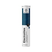 Produktabbildung: HealthyWorld Elektrolyte – Brausetabletten mit Schwarzer-Johannisbeere-Geschmack 20 St