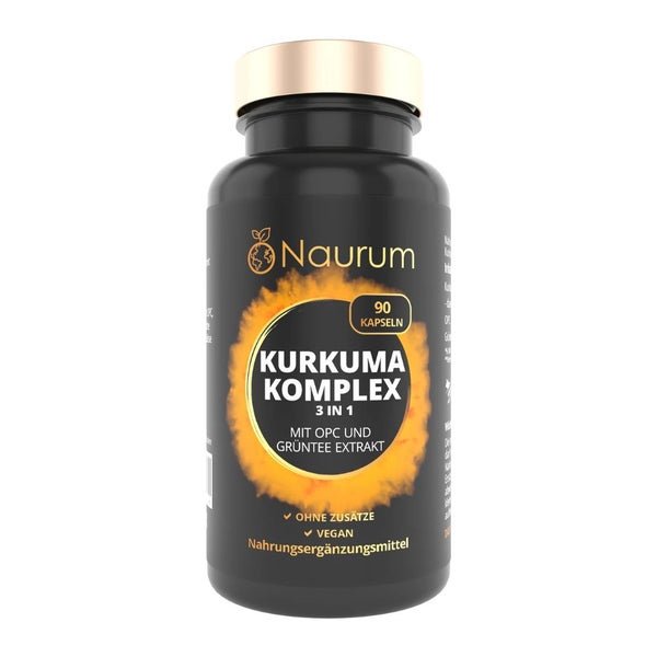 Naurum Kurkuma Komplex - 3 in 1 90 St