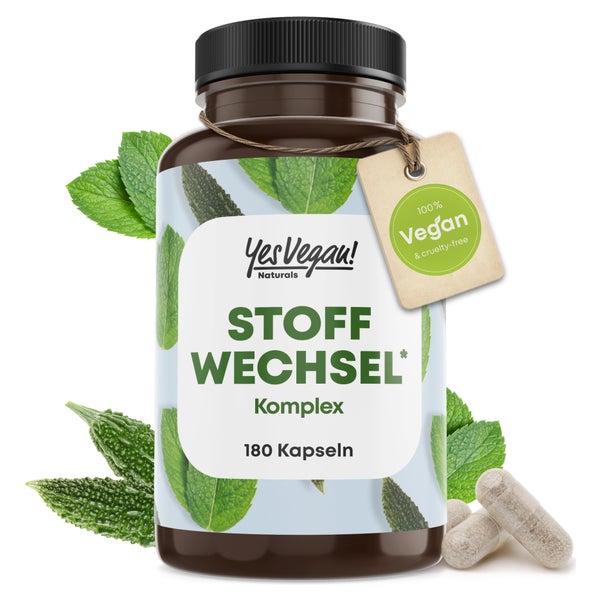 Stoffwechsel Komplex, L-Carnitin Chrom Cholin Koffein 180 St 1 x 180 St