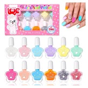 Kinder Nagellack Set 12er auf Wasserbasis abziehbar schnellt 1 St