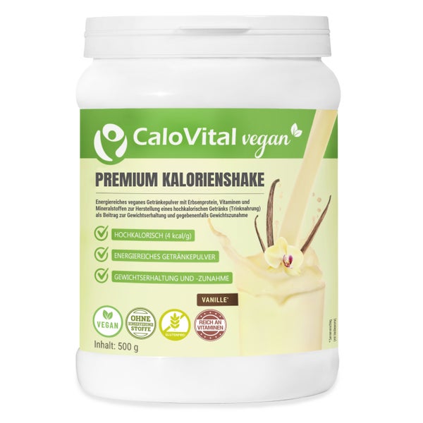 CaloVital VEGAN Kalorien Shake für Gewichtszunahme 500 g