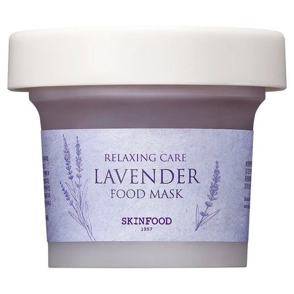 SKINFOOD Lavendel Gesichtsmaske – Beruhigende Wash-off-Maske 120 g