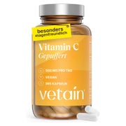 VETAIN Vitamin C gepuffert 500mg -  vegan & hochdosiert 365 St