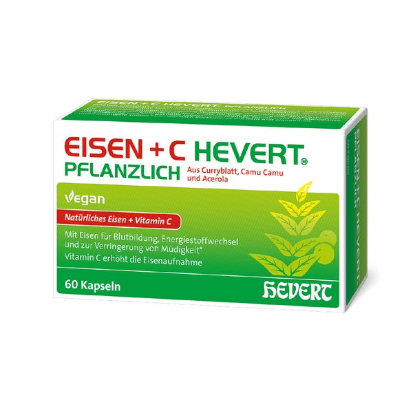 Eisen+c Hevert Pflanzlich Kapseln 60 St