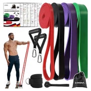 LOODIA Fitness Resistance Bands Set 15-125 lbs Krafttraining 1 St