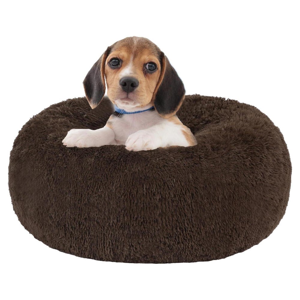 Hundebett orthopädisches rund Donut L 60 x B 60 x H 18 cm Br 1 St