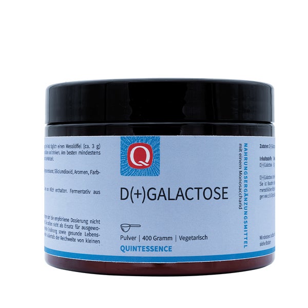 Quintessence D (+) Galactose Pulver - 99% Reinheitsgrad 400 g