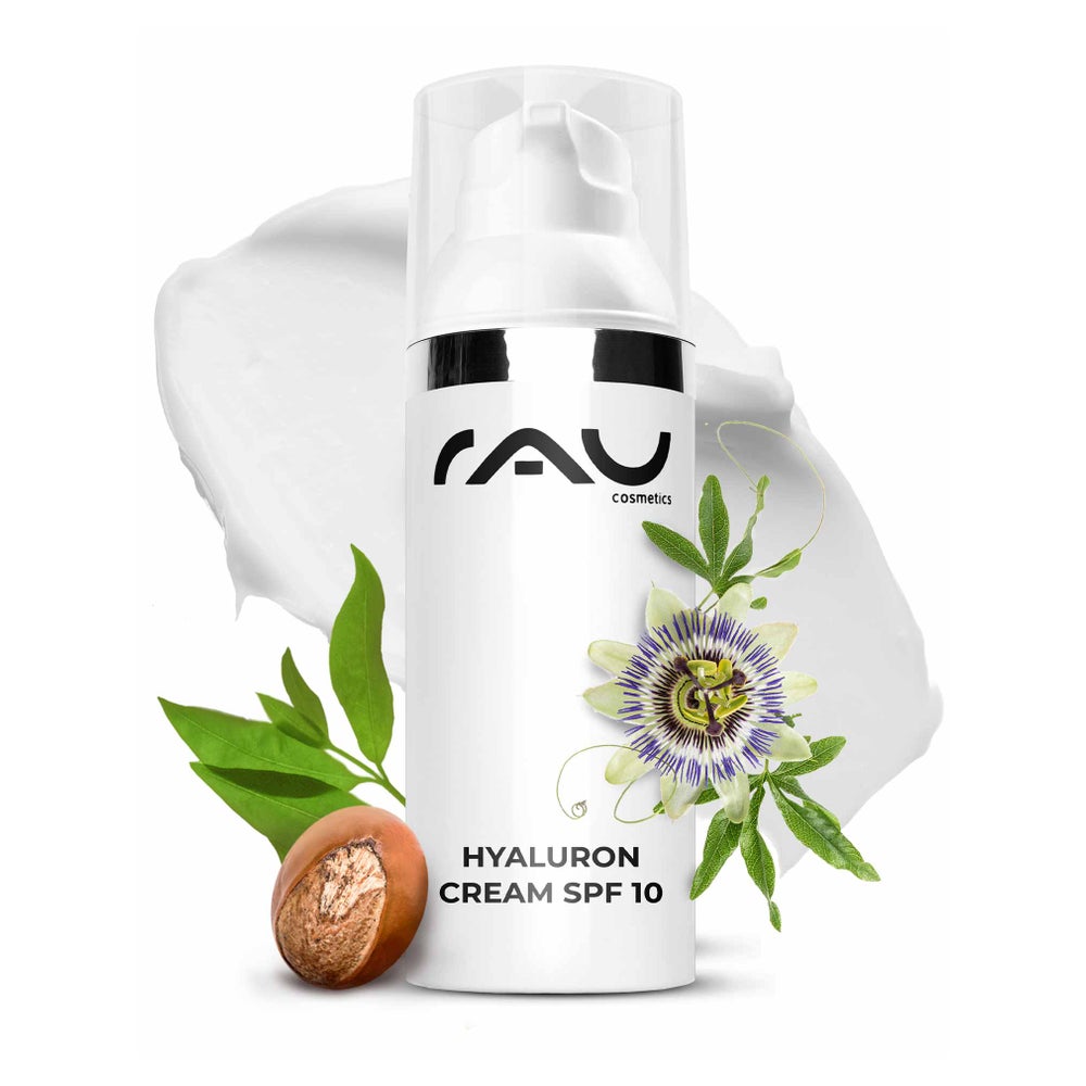 Hyaluron Cream SPF10 50 ml Gesichtscreme mit UV-Schutz für t...