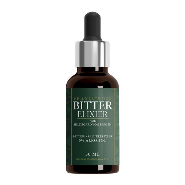 Hello Nutrition® Bitter Elixier Tropfen|Hildegard von Bingen 30 ml
