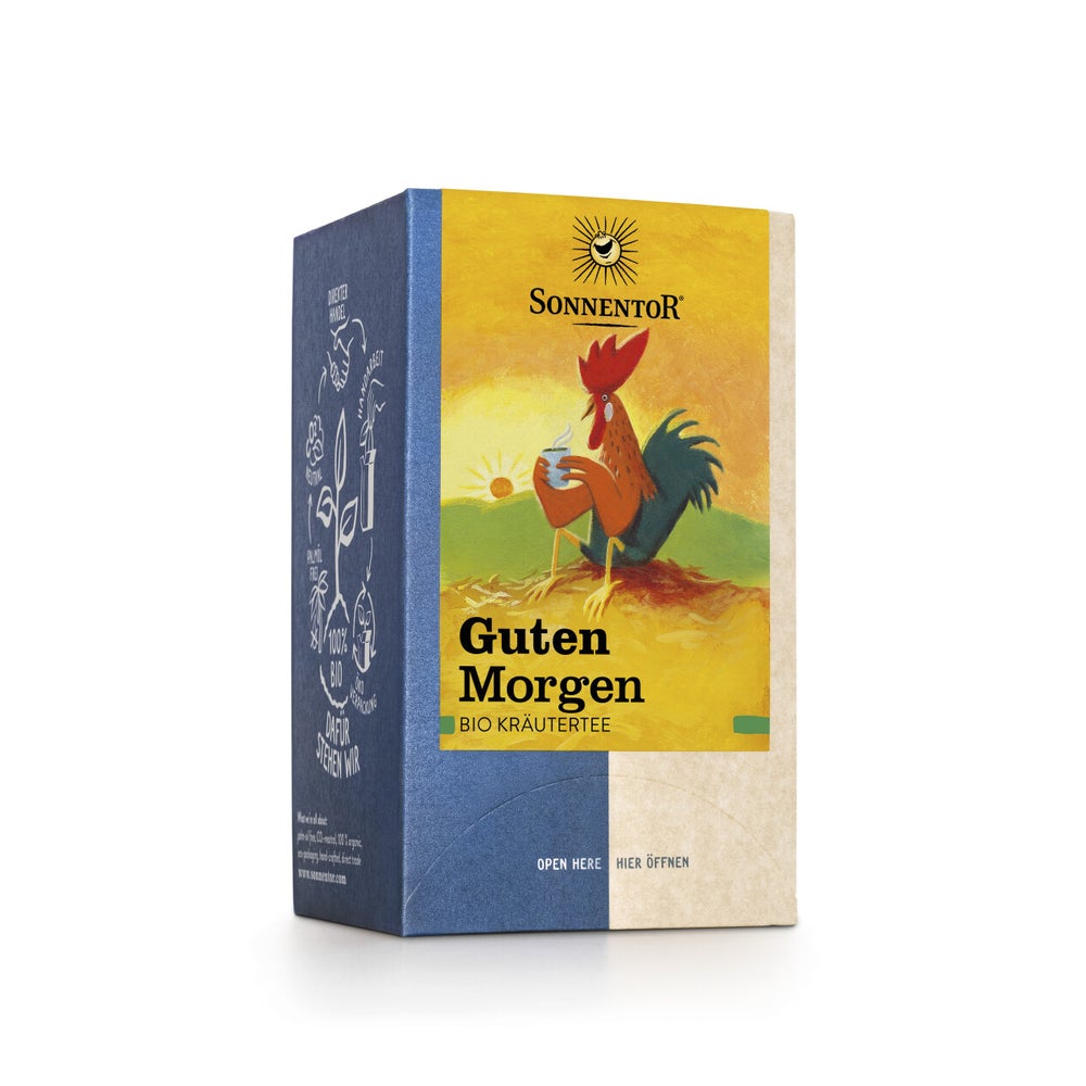 Guten Morgen Bio-Kräutertee - 18 Beutel für einen erfrischenden Start 27 g, DK-Beutel 18 St