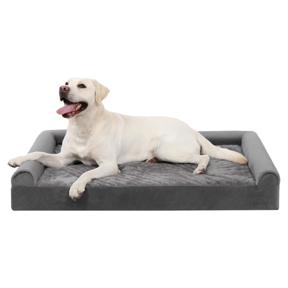 Hundebett Orthopädisches XL dunkelgrau L 111 x B 81 x H 18 c 1 St