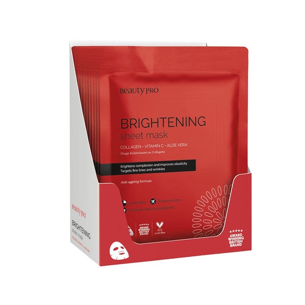 BEAUTYPRO BRIGHTENING Collagen Sheet Mask with Vitamin C 23 ml