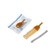 Produktabbildung: Romed Urinalkondom, externer Katheter, Latex, mit Klebestreifen, Gr. L (30 mm) 10 St