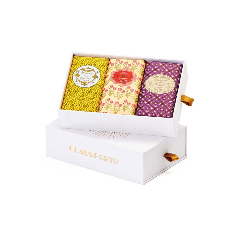 Claus Porto Seife Gift Box 3 Wax Sealed Soaps