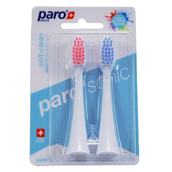 paro sonic sensitive Bürstenköpfe (mehrfarbig) 4 St