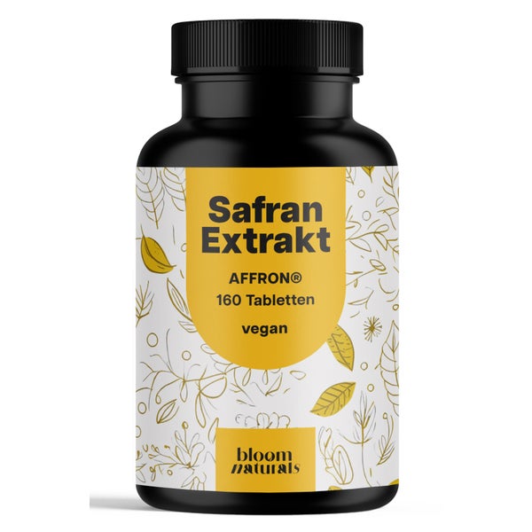 Safran Extrakt - 160 Tabletten - Bloom Naturals 160 St