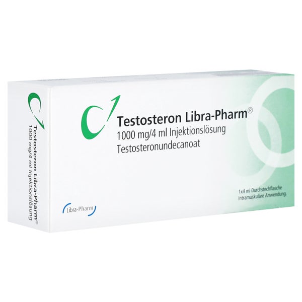 Testosteron Libra-pharm 1000 Mg/4 Ml Inj.-lsg. 1X4 ml